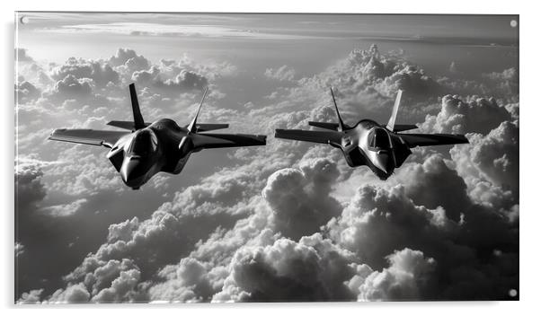 Lockheed Martin F35B Lightning II Acrylic by Airborne Images