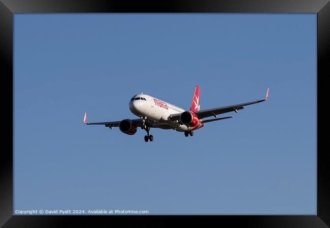 Air Malta Airbus A320-251 Framed Print by David Pyatt