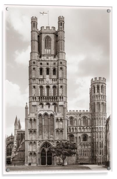 Ely Cathedral, Cambridgeshire, England, UK Acrylic by Phil Lane