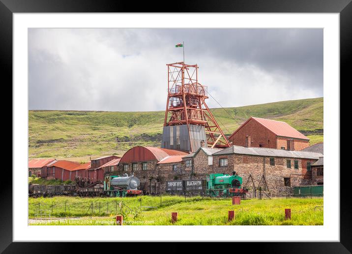 The Big Pit National Coal Museum, Blaenaven, Wales Framed Mounted Print by Phil Lane