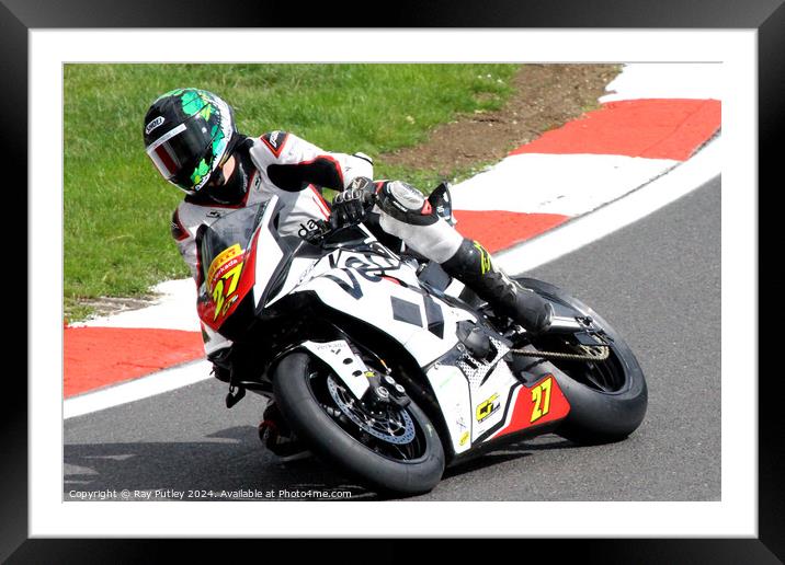 Pirelli National Junior Superstock- Brands Hatch  Framed Mounted Print by Ray Putley