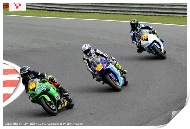 Pirelli National Junior Superstock- Brands Hatch 2 Print by Ray Putley