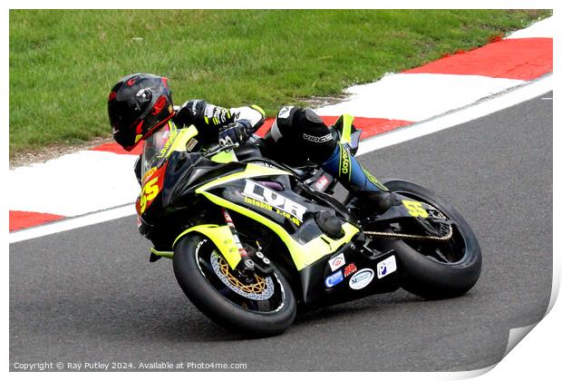 Pirelli National Junior Superstock- Brands Hatch 2 Print by Ray Putley