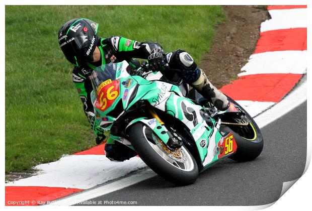 Pirelli National Junior Superstock- Brands Hatch 2 Print by Ray Putley