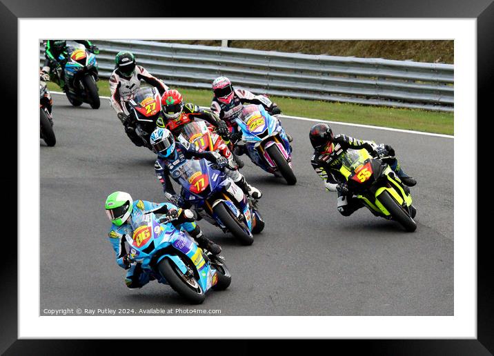Pirelli National Junior Superstock- Brands Hatch 2 Framed Mounted Print by Ray Putley