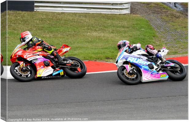 Pirelli National Junior Superstock- Brands Hatch 2023 Canvas Print by Ray Putley