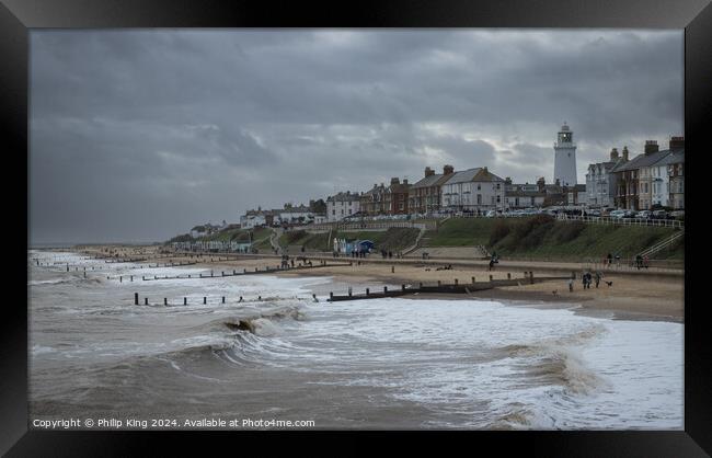 Southwold Seafront Framed Print by Philip King