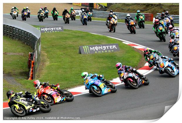 Pirelli National Junior Superstock- Brands Hatch 2023 Print by Ray Putley