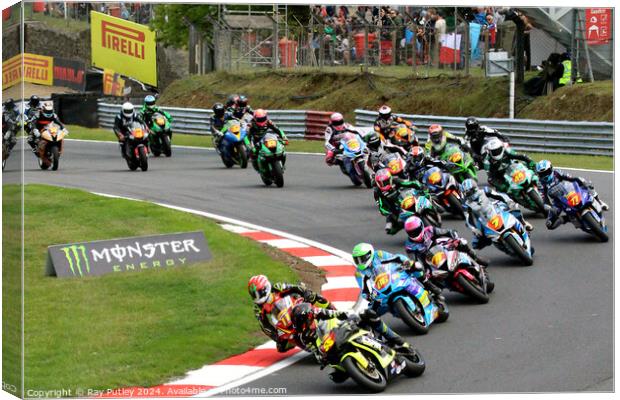 Pirelli National Junior Superstock- Brands Hatch 2023 Canvas Print by Ray Putley