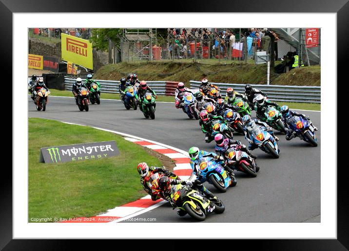 Pirelli National Junior Superstock- Brands Hatch 2023 Framed Mounted Print by Ray Putley