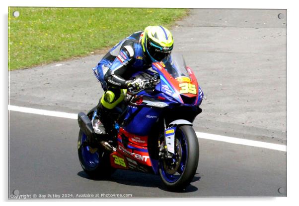 Pirelli National Junior Superstock- Brands Hatch 2023 Acrylic by Ray Putley