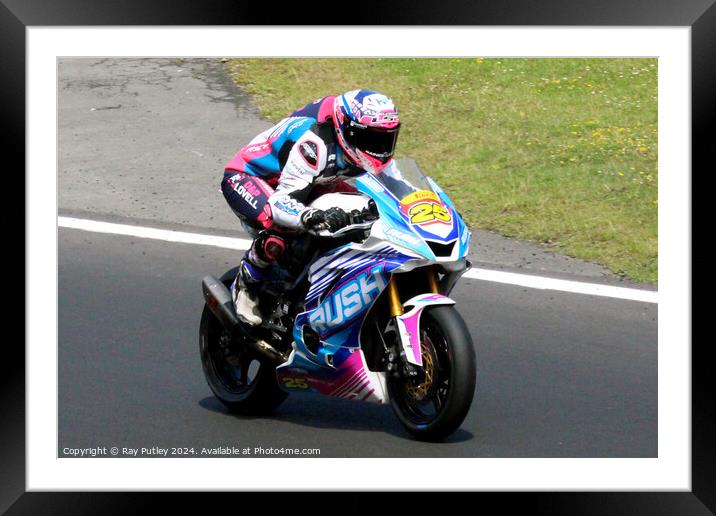 Pirelli National Junior Superstock- Brands Hatch 2023 Framed Mounted Print by Ray Putley