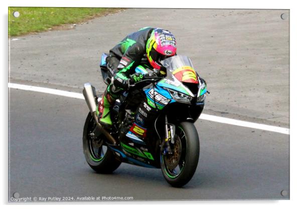 Pirelli National Junior Superstock- Brands Hatch 2023 Acrylic by Ray Putley