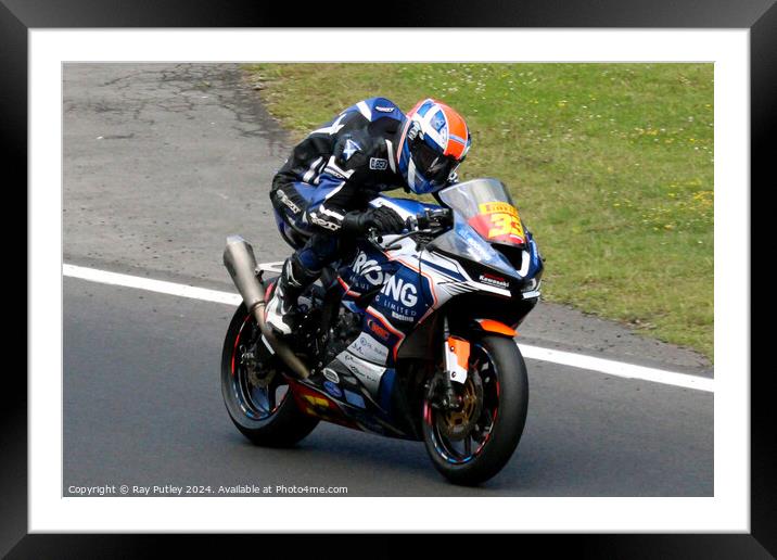 Pirelli National Junior Superstock- Brands Hatch 2023 Framed Mounted Print by Ray Putley