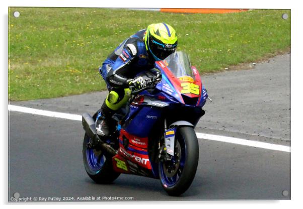 Pirelli National Junior Superstock- Brands Hatch 2023 Acrylic by Ray Putley