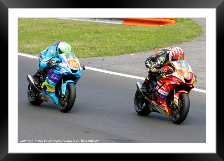 Pirelli National Junior Superstock- Brands Hatch 2023 Framed Mounted Print by Ray Putley