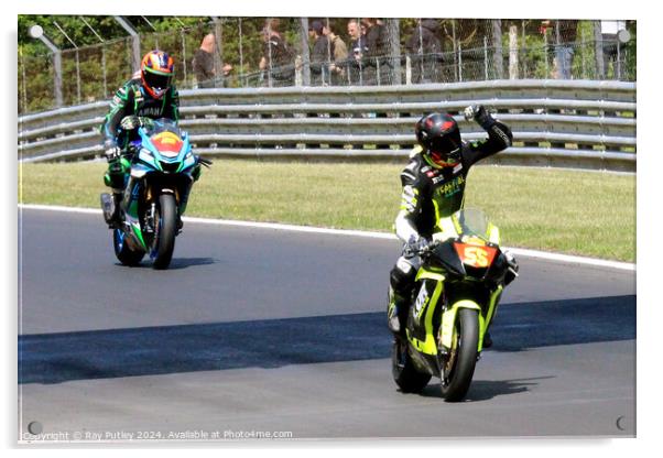 Pirelli National Junior Superstock- Brands Hatch 2023 Acrylic by Ray Putley