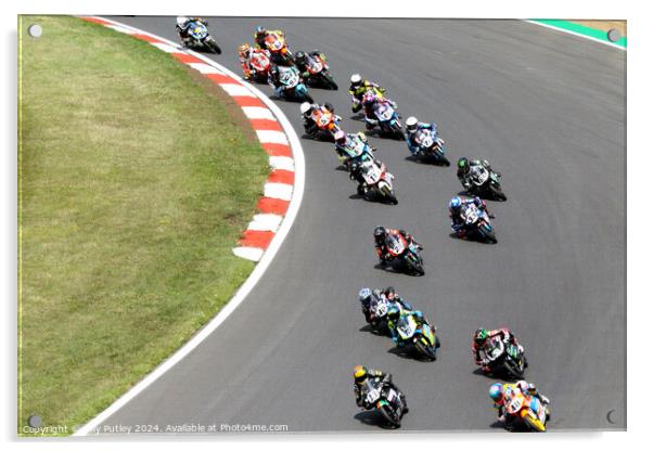 R&G British Talent Cup - Brands Hatch 2023 Acrylic by Ray Putley
