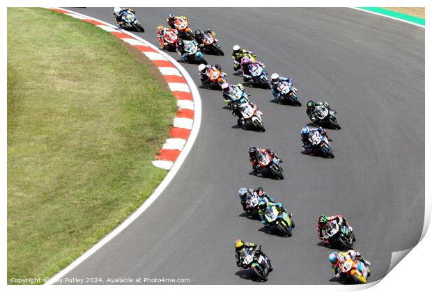 R&G British Talent Cup - Brands Hatch 2023 Print by Ray Putley