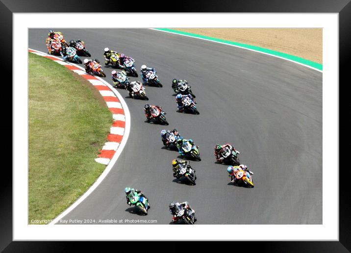 R&G British Talent Cup - Brands Hatch 2023 Framed Mounted Print by Ray Putley