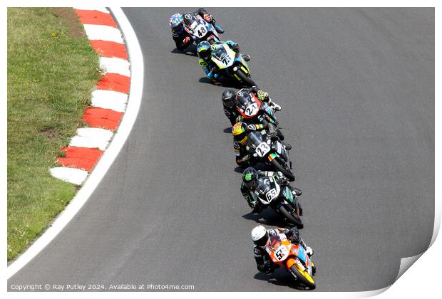 R&G British Talent Cup - Brands Hatch 2023 Print by Ray Putley