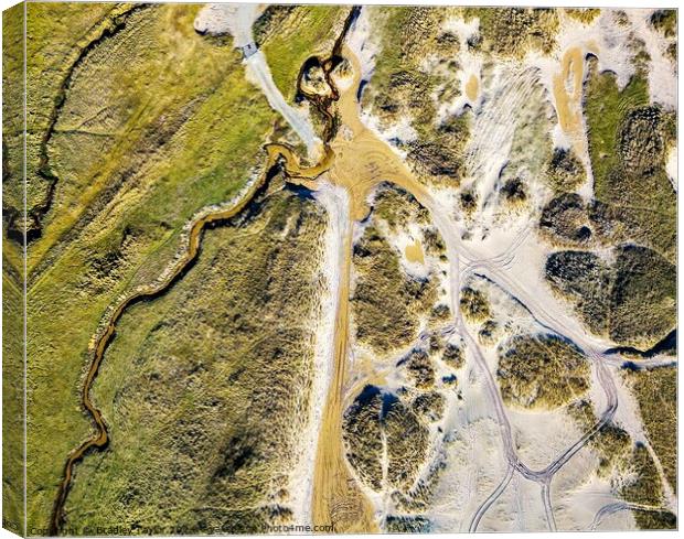 Eòrapaidh Sand Dunes, Isle of Lewis  Canvas Print by Bradley Taylor