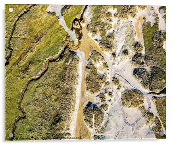 Eòrapaidh Sand Dunes, Isle of Lewis  Acrylic by Bradley Taylor