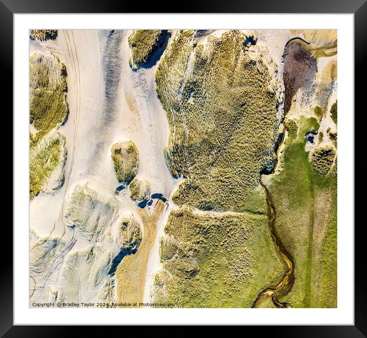 Eoropie Sand Dunes, Scotland Framed Mounted Print by Bradley Taylor