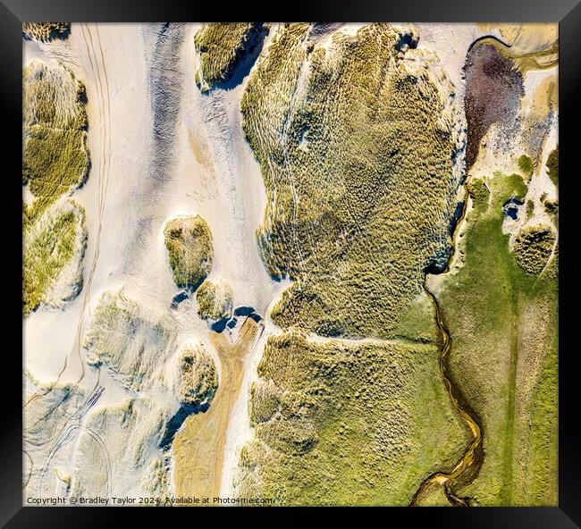 Eoropie Sand Dunes, Scotland Framed Print by Bradley Taylor