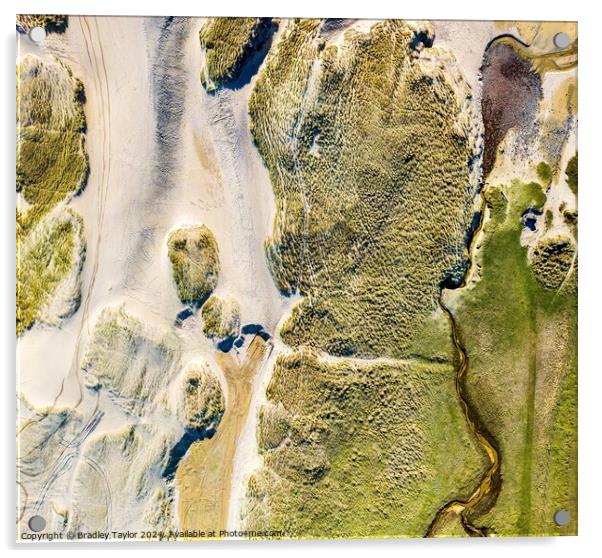 Eoropie Sand Dunes, Scotland Acrylic by Bradley Taylor