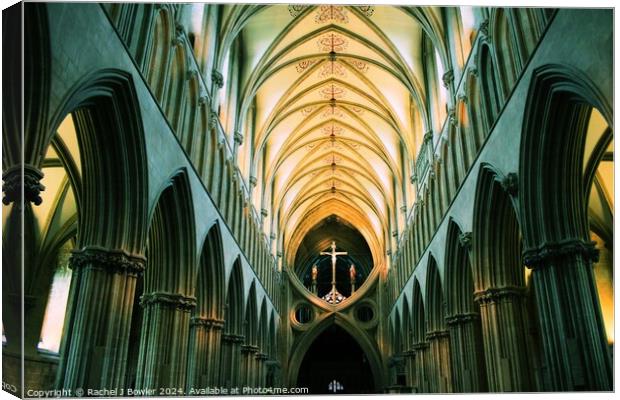 Majestic Wells Cathedral Canvas Print by RJ Bowler