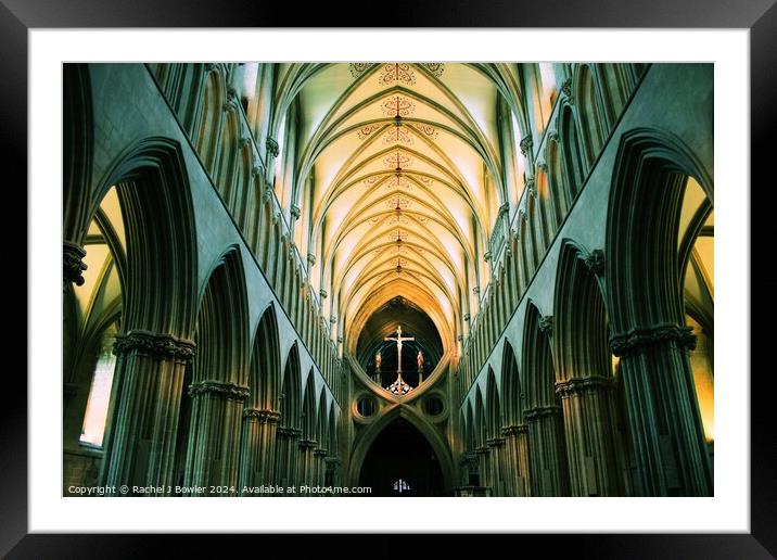 Majestic Wells Cathedral Framed Mounted Print by RJ Bowler