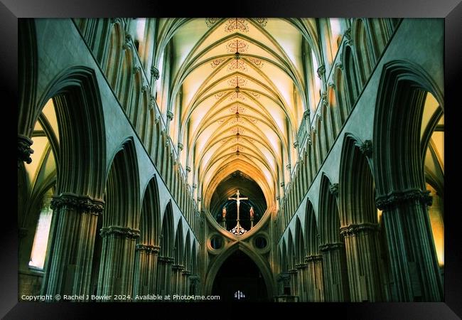 Majestic Wells Cathedral Framed Print by RJ Bowler