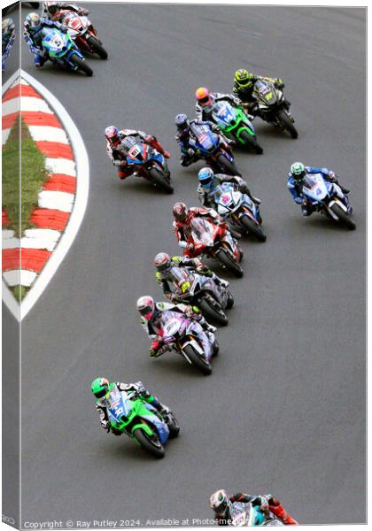 Bennets British Superbike Championship - Brands Hatch 2023 Canvas Print by Ray Putley