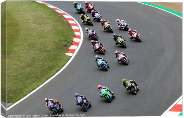 Bennets British Superbike Championship - Brands Hatch 2023 Canvas Print by Ray Putley