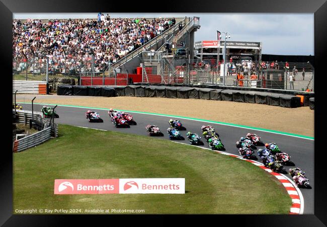 Bennets British Superbike Championship - Brands Hatch 2023 Framed Print by Ray Putley