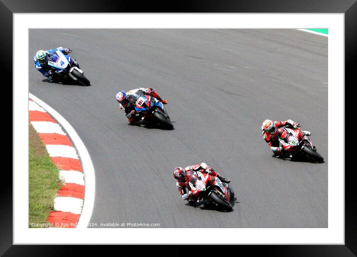 Bennets British Superbike Championship - Brands Hatch 2023 Framed Mounted Print by Ray Putley