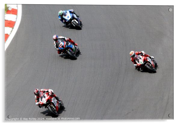 Bennets British Superbike Championship - Brands Hatch 2023 Acrylic by Ray Putley