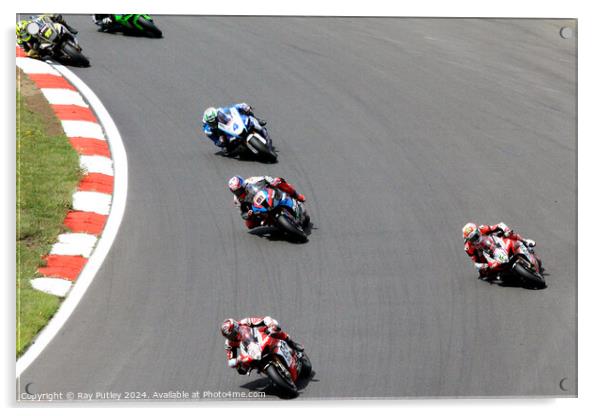 Bennets British Superbike Championship - Brands Hatch 2023 Acrylic by Ray Putley