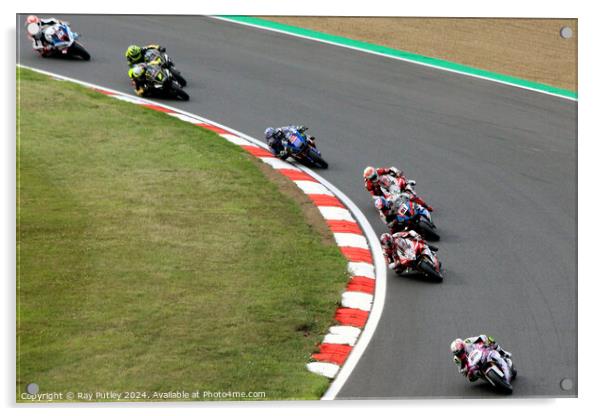 Bennets British Superbike Championship - Brands Hatch 2023 Acrylic by Ray Putley
