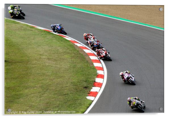 Bennets British Superbike Championship - Brands Hatch 2023 Acrylic by Ray Putley