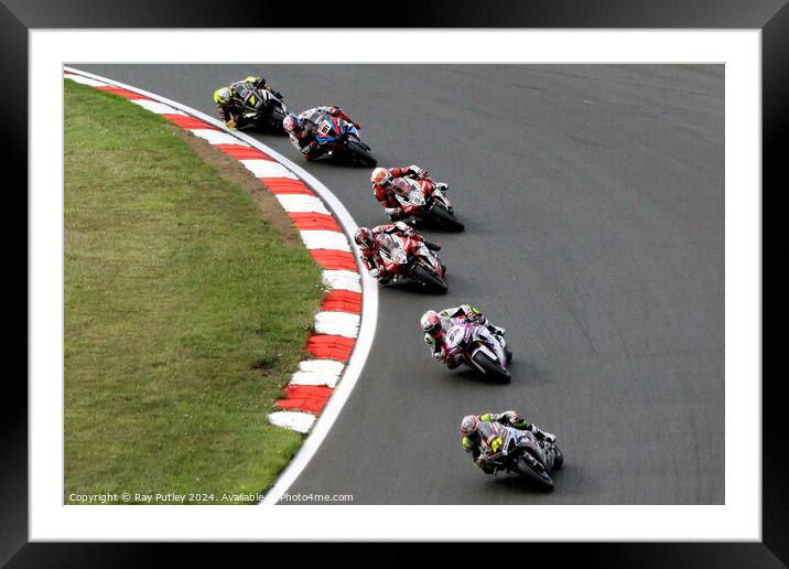 Bennets British Superbike Championship - Brands Hatch 2023 Framed Mounted Print by Ray Putley