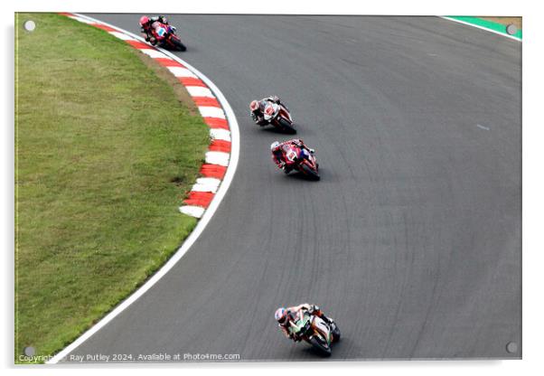 Bennets British Superbike Championship - Brands Hatch 2023 Acrylic by Ray Putley