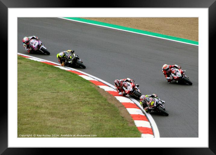 Bennets British Superbike Championship - Brands Hatch 2023 Framed Mounted Print by Ray Putley