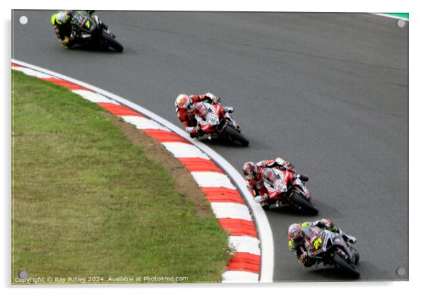 Bennets British Superbike Championship - Brands Hatch 2023 Acrylic by Ray Putley