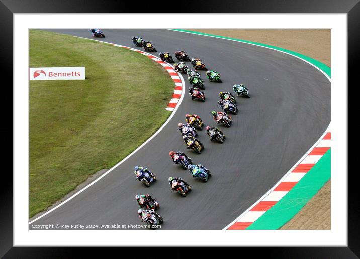 Pirelli National Superstock Championship - Brands Hatch 2023 Framed Mounted Print by Ray Putley