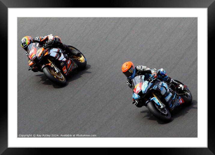 Pirelli National Superstock Championship - Brands Hatch 2023 Framed Mounted Print by Ray Putley