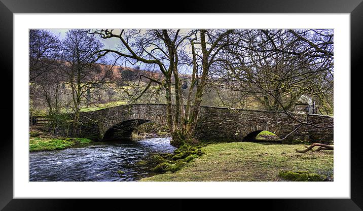 Bridging the Rothay Framed Mounted Print by Tom Gomez