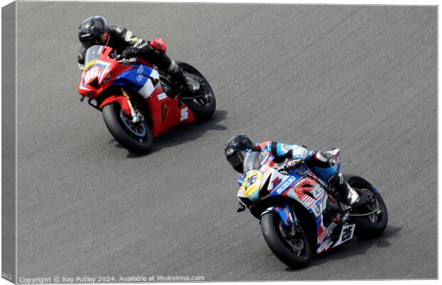 Pirelli National Superstock Championship - Brands Hatch 2023 Canvas Print by Ray Putley