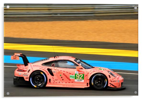 Porsche 911 RSR Sports Motor Car Acrylic by Andy Evans Photos